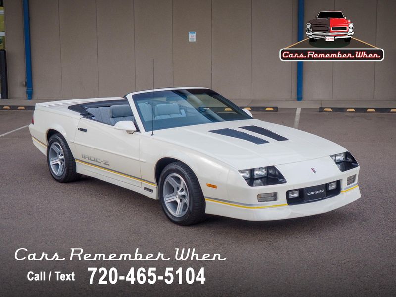 1990 Chevrolet Camaro IROC Z | Cars Remember When
