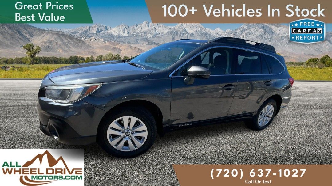 Gray 2018 Subaru Outback 2.5i Premium AWD Wagon All-Wheel Drive 6-Speed CVT
