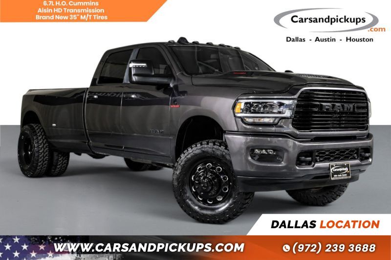 Gray 2024 RAM 3500 Pickup Truck Four-Wheel Drive 6-Speed Automatic