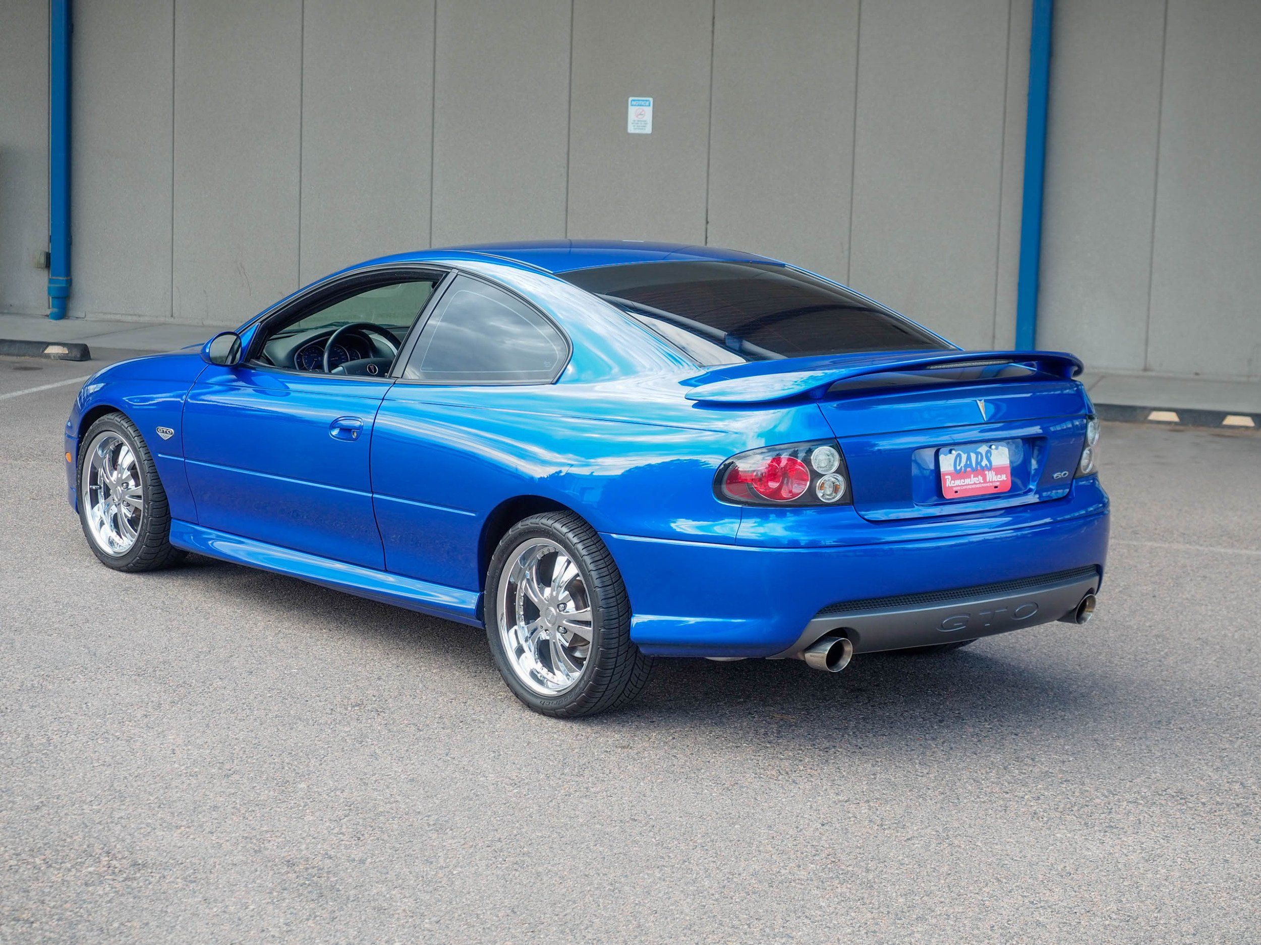 2006 Pontiac GTO Blue 