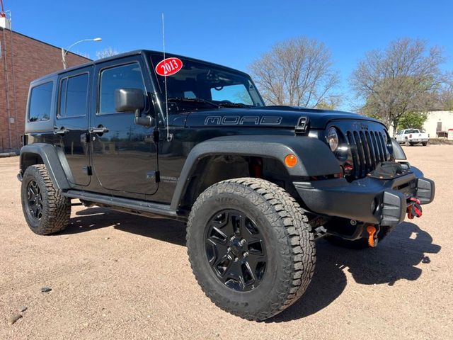 Black 2013 Jeep Wrangler Unlimited Moab 4WD SUV / Crossover Four-Wheel Drive 5-Speed Automatic