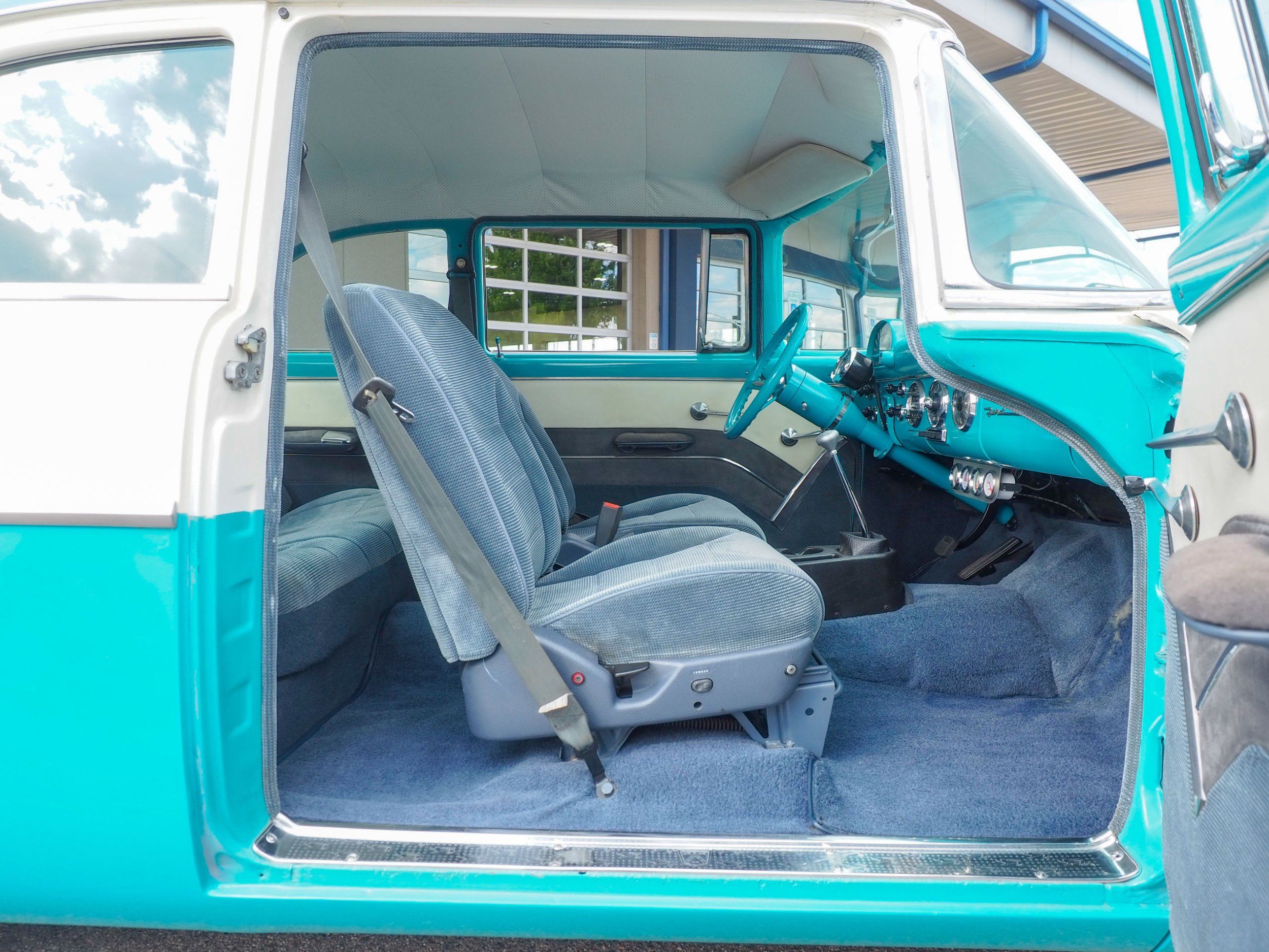 1955 Ford Fairlane Teal Coupe