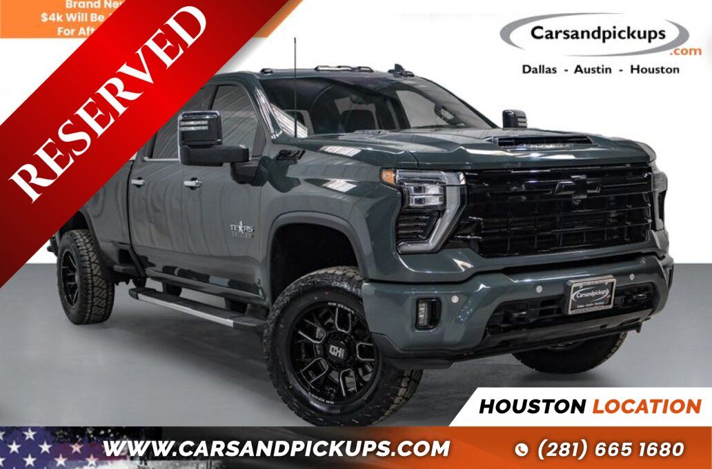 Gray 2025 Chevrolet Silverado 2500HD LTZ Crew Cab 4WD Pickup Truck Four-Wheel Drive Automatic