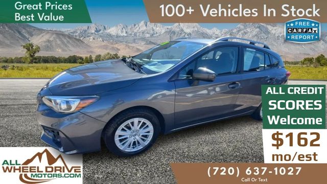 Gray 2018 Subaru Impreza Hatchback All-Wheel Drive 7-Speed CVT
