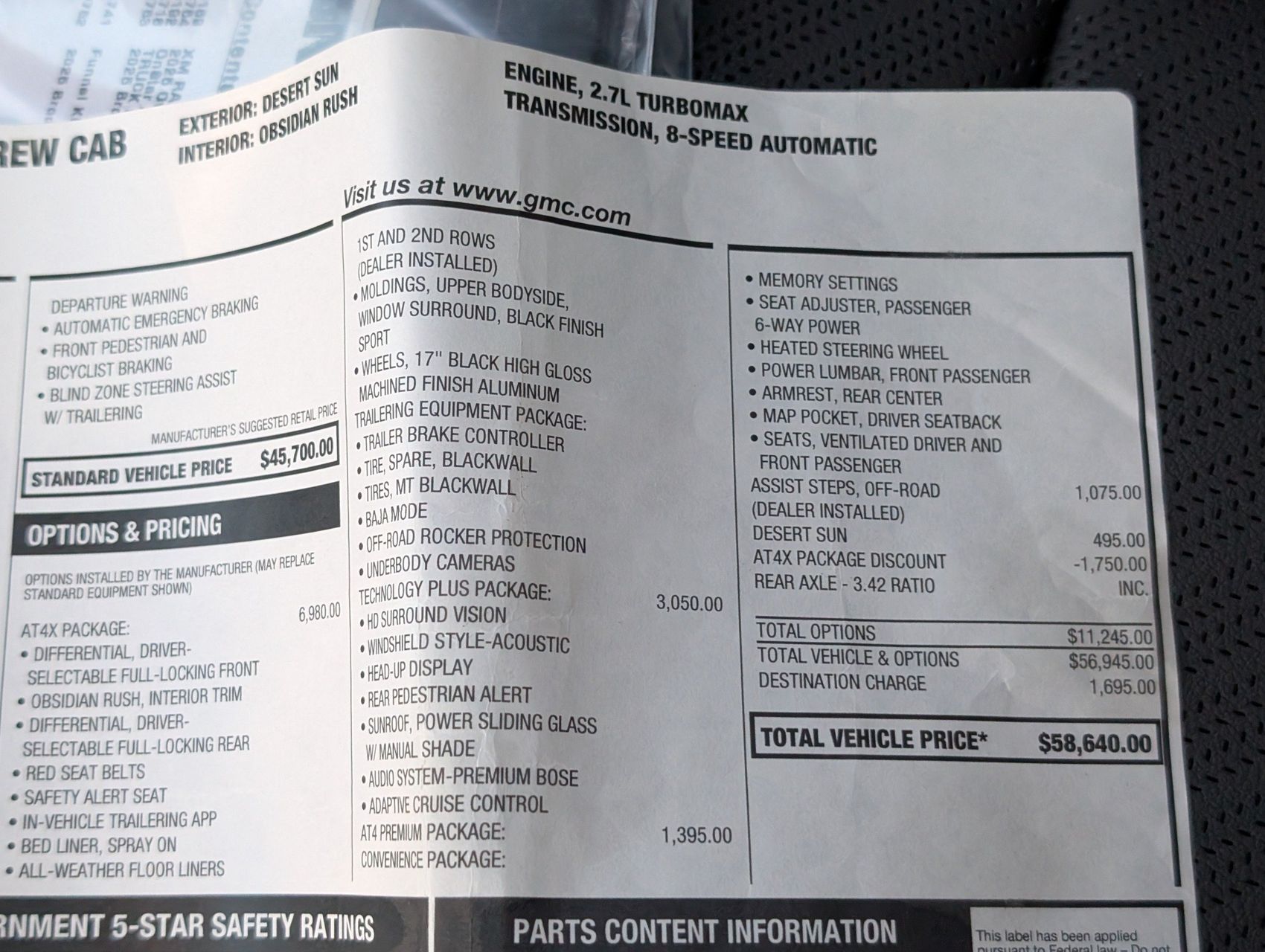 2025 GMC Canyon 75