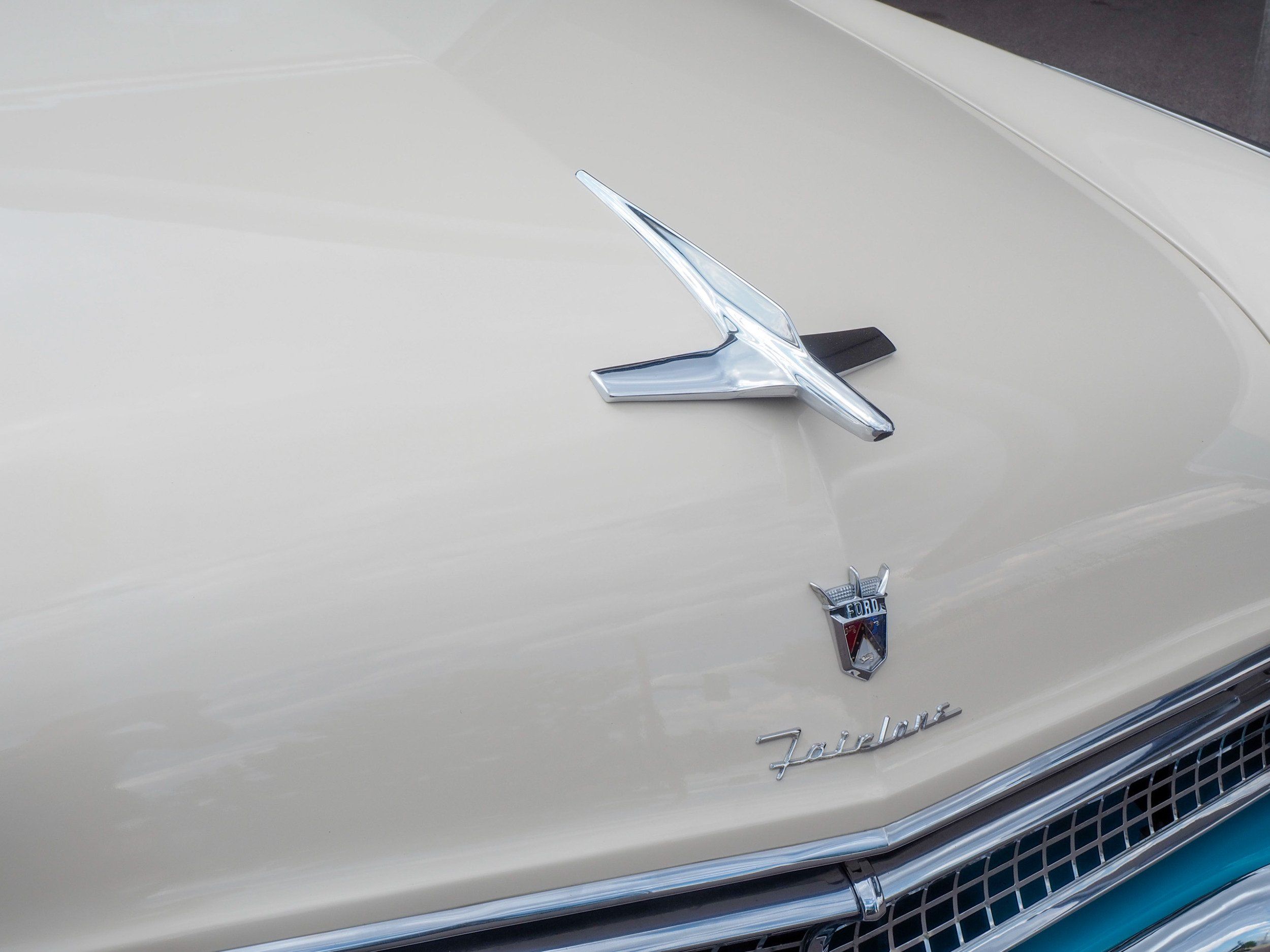 1955 Ford Fairlane Teal Coupe