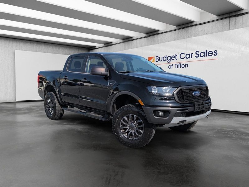 Black 2020 Ford Ranger Pickup Truck Four-Wheel Drive Automatic
