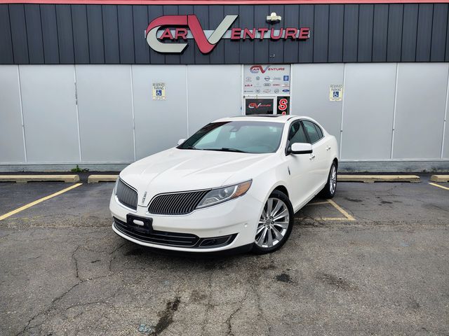 White 2016 Lincoln MKS Sedan All-Wheel Drive 6-Speed Automatic