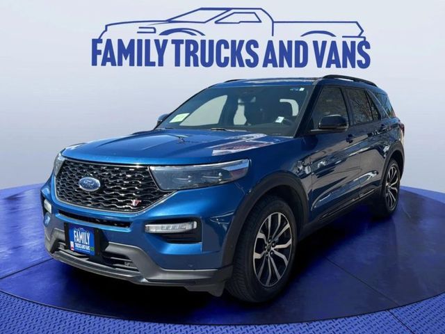 Blue 2020 Ford Explorer ST AWD SUV / Crossover All-Wheel Drive Automatic