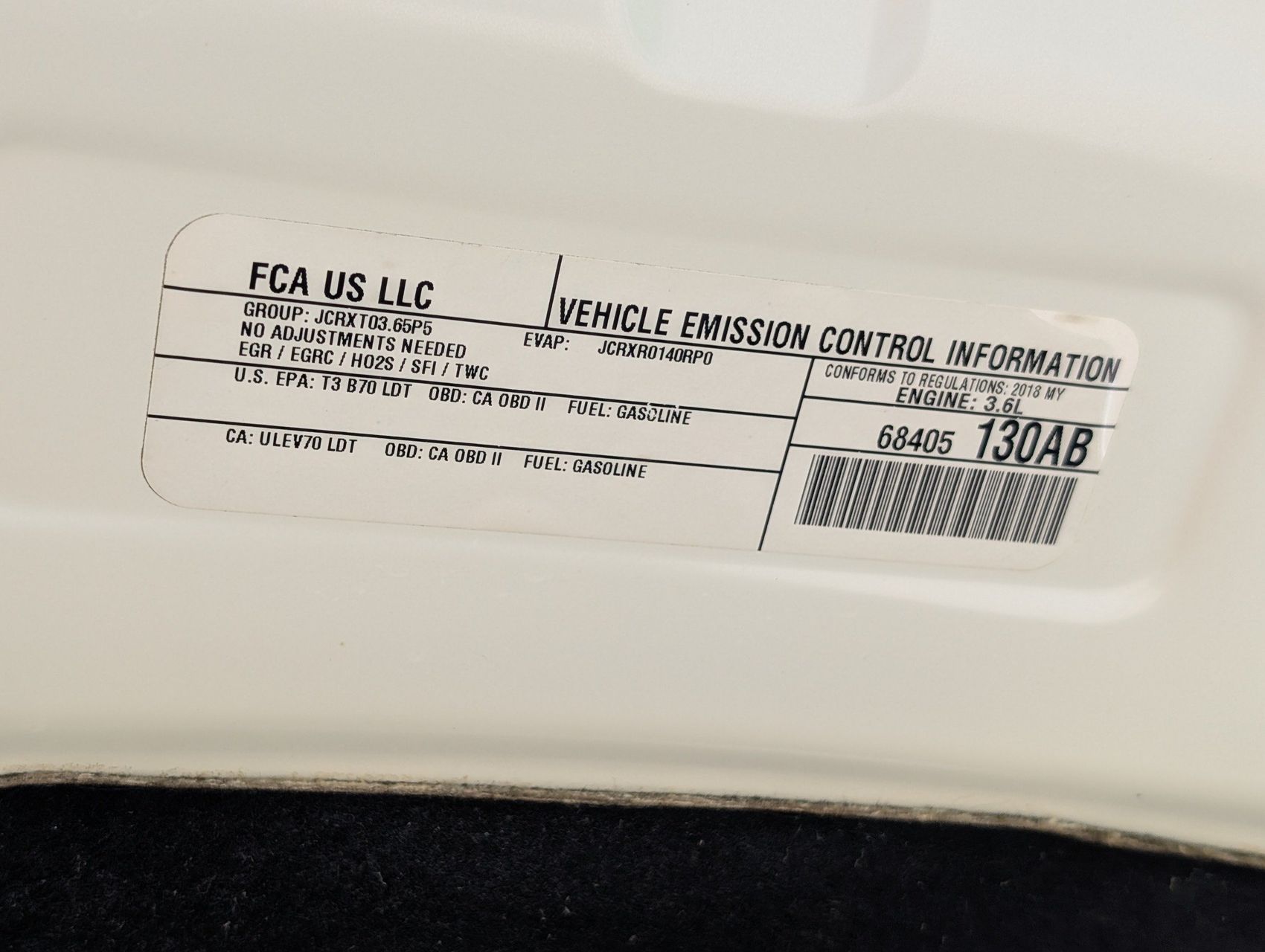 2018 Chrysler Pacifica 72