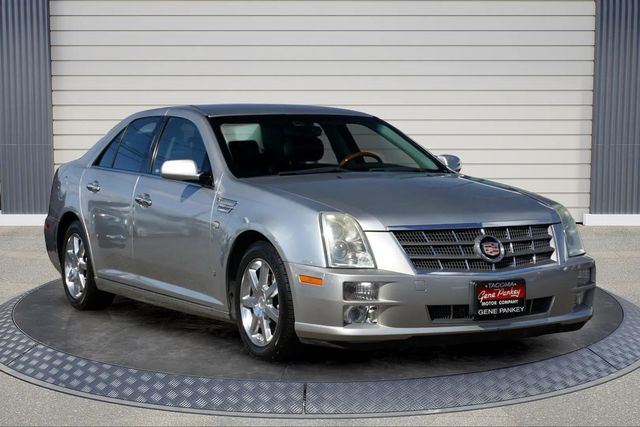 Gray 2008 Cadillac STS V6 RWD Sedan Rear-Wheel Drive 6-Speed Automatic