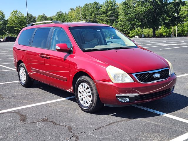 Red 2014 Kia Sedona Minivan Front-Wheel Drive 6-Speed Automatic