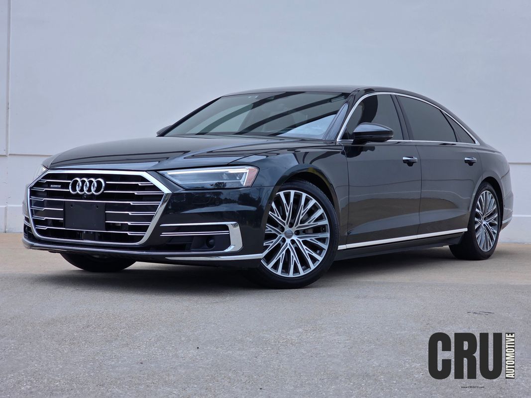 Gray 2019 Audi A8 L 55 TFSI quattro Sedan All-Wheel Drive 8-Speed Automatic