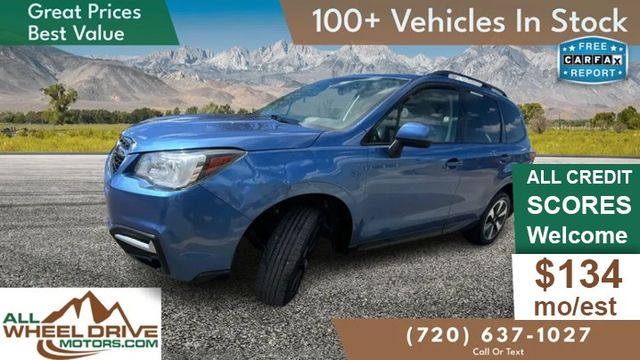 Blue 2017 Subaru Forester 2.5i Premium SUV / Crossover All-Wheel Drive 6-Speed CVT