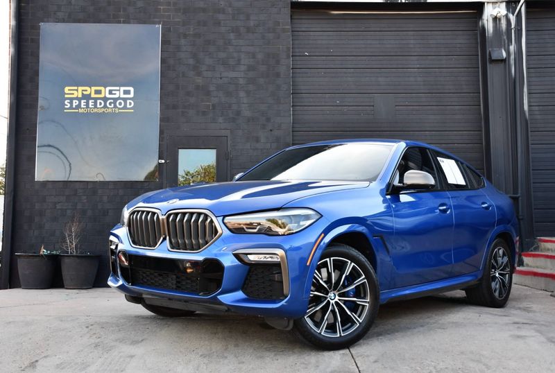 Blue 2020 BMW X6 SUV / Crossover All-Wheel Drive 8-Speed Automatic