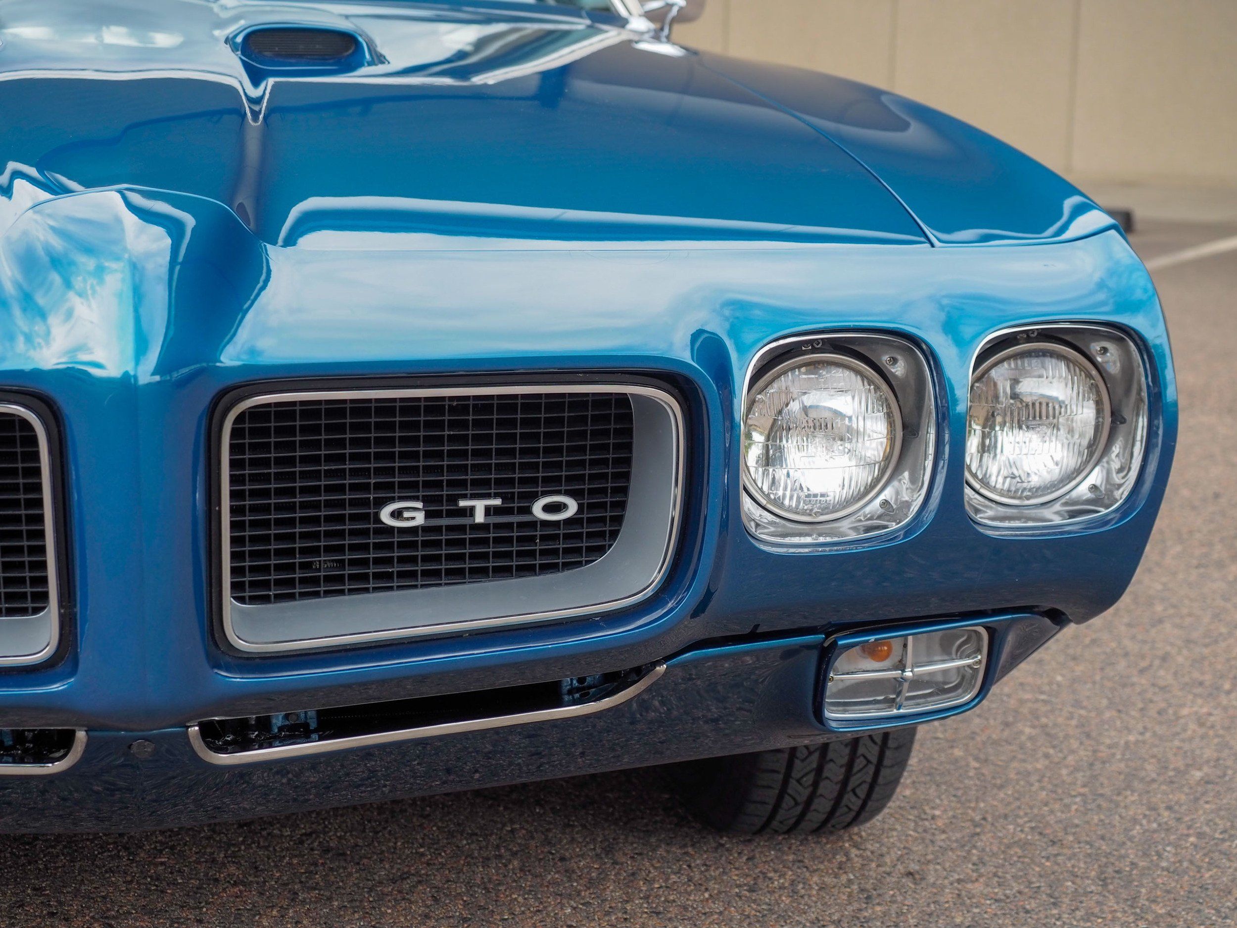 1970 Pontiac GTO Blue 