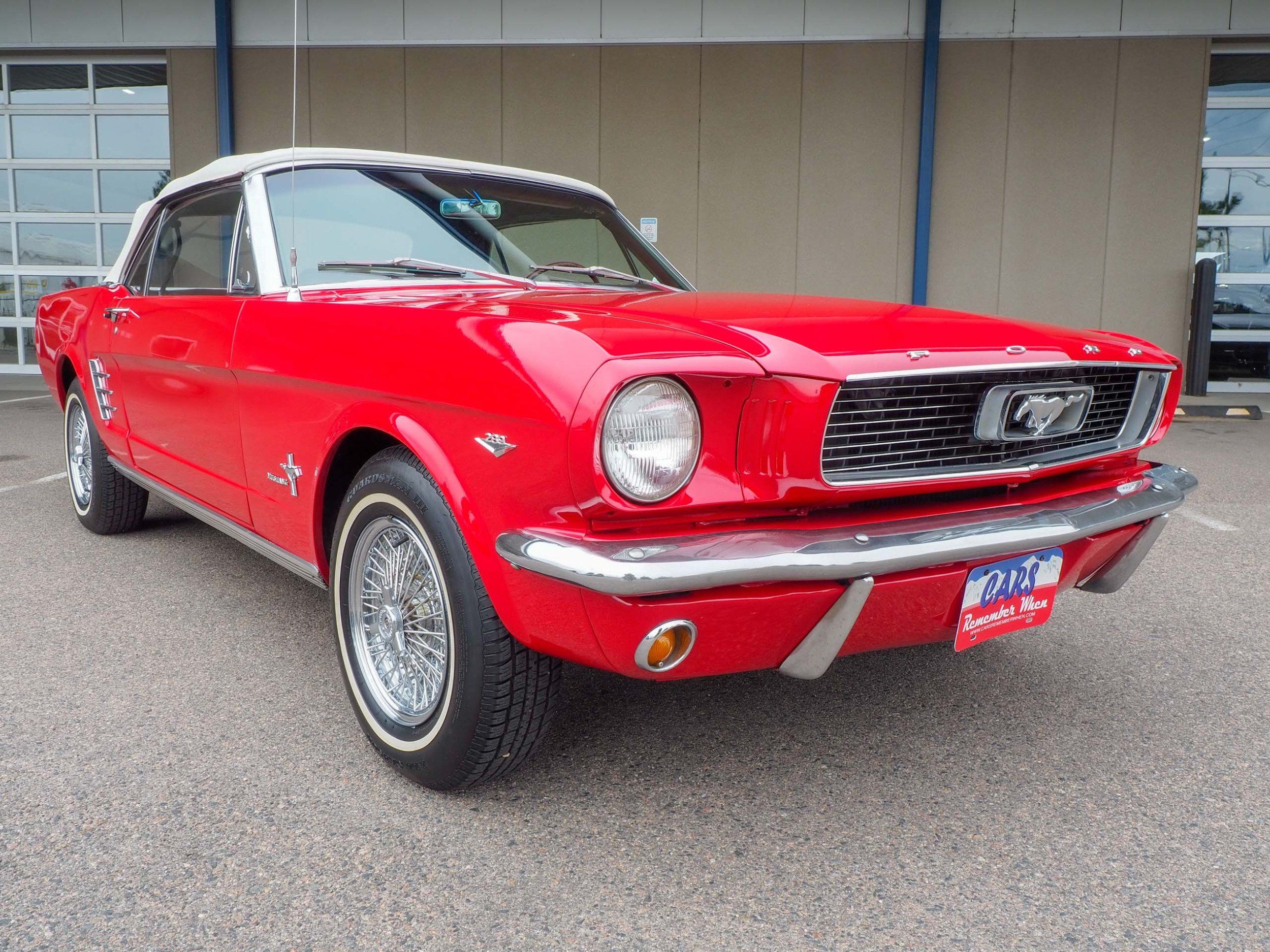 1966 Ford Mustang Red Convertible