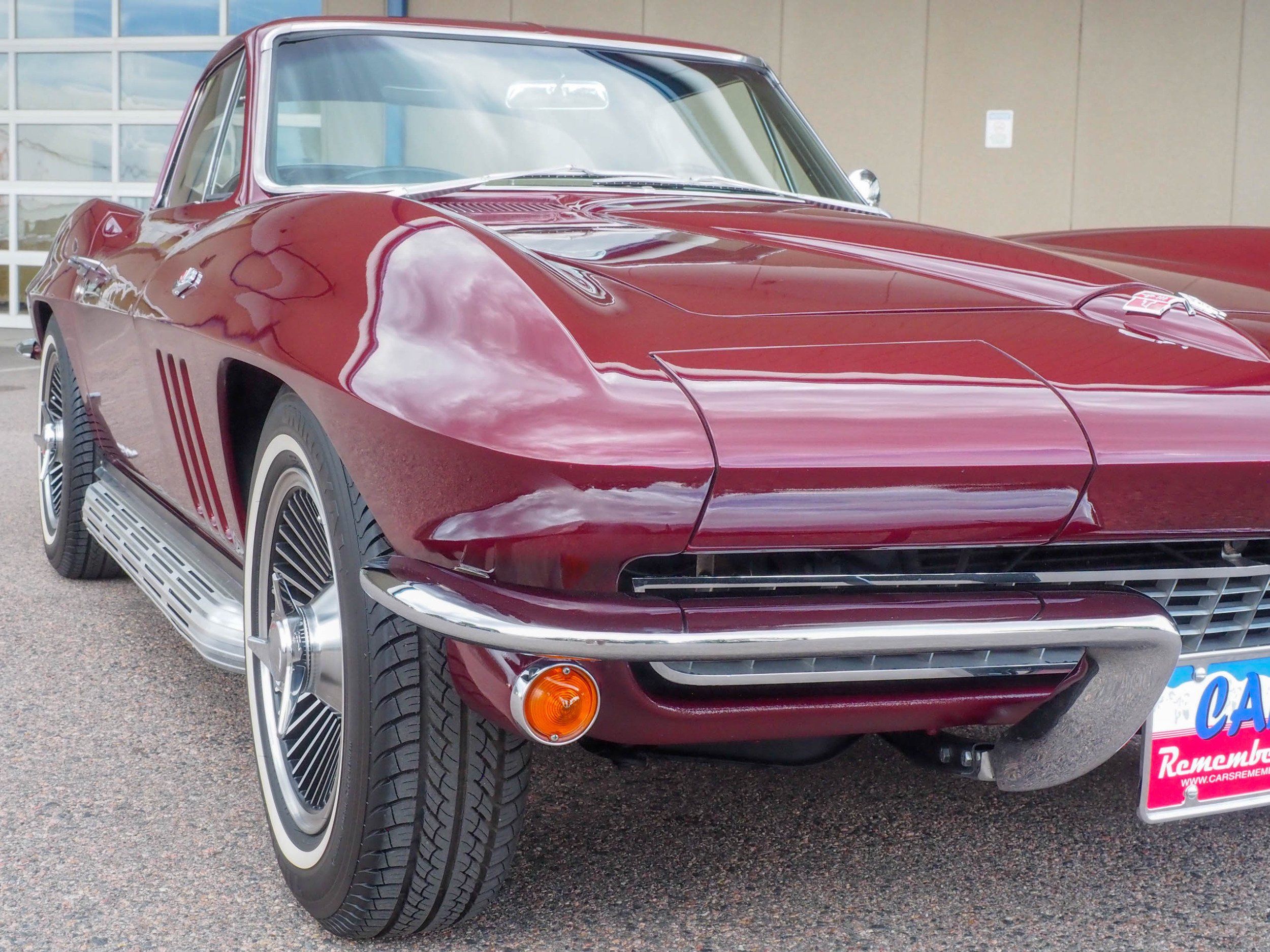 1966 Chevrolet Corvette Maroon Coupe