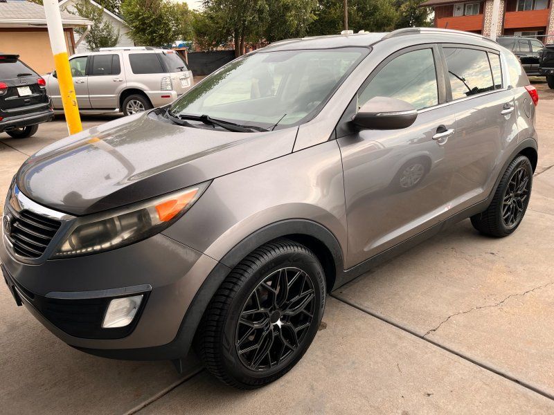 2012 Kia Sportage EX - Tan exterior view 1