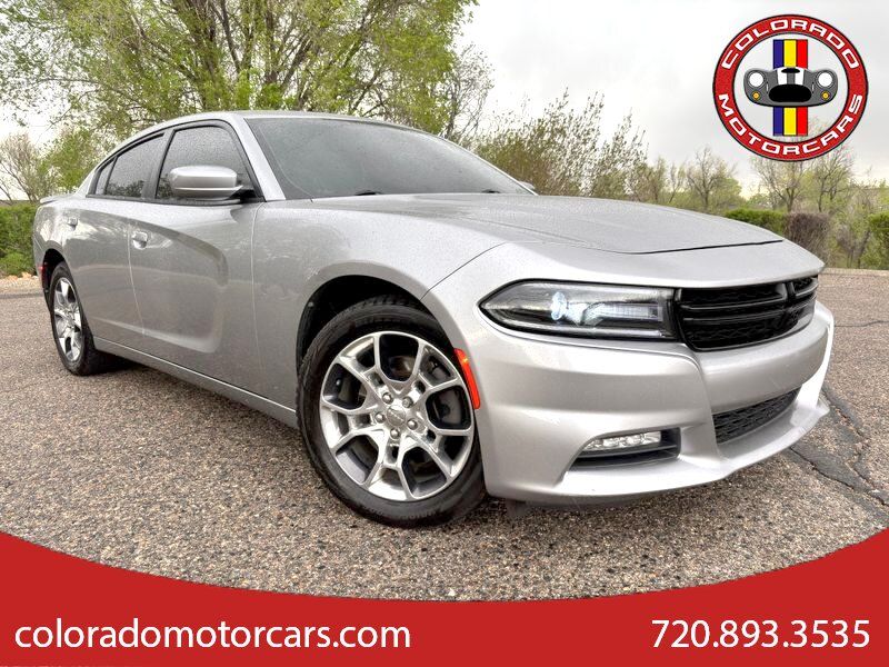 Silver 2016 Dodge Charger SXT AWD Sedan All-Wheel Drive 8-Speed Automatic