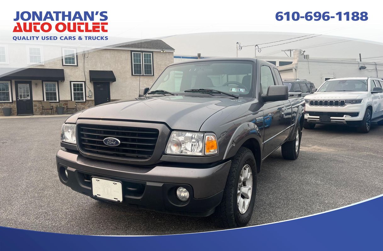 Gray 2008 Ford Ranger Pickup Truck Four-Wheel Drive 5-Speed Manual