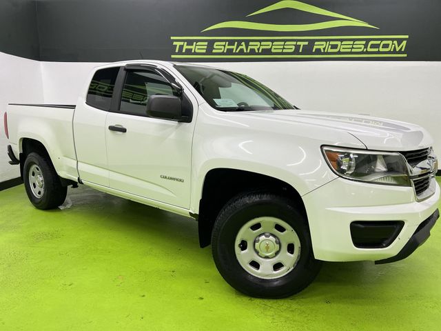 White 2016 Chevrolet Colorado Work Truck Extended Cab LB RWD Pickup Truck 4X2 Automatic