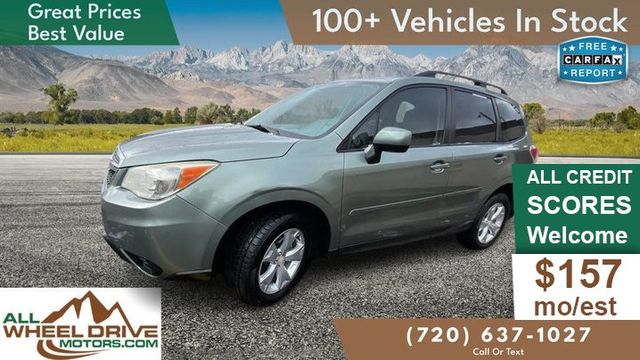 Green 2014 Subaru Forester 2.5i Premium SUV / Crossover All-Wheel Drive 6-Speed CVT