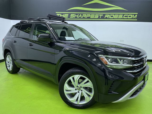 Black 2021 Volkswagen Atlas V6 SE 4Motion with Technology SUV / Crossover All-Wheel Drive Automatic
