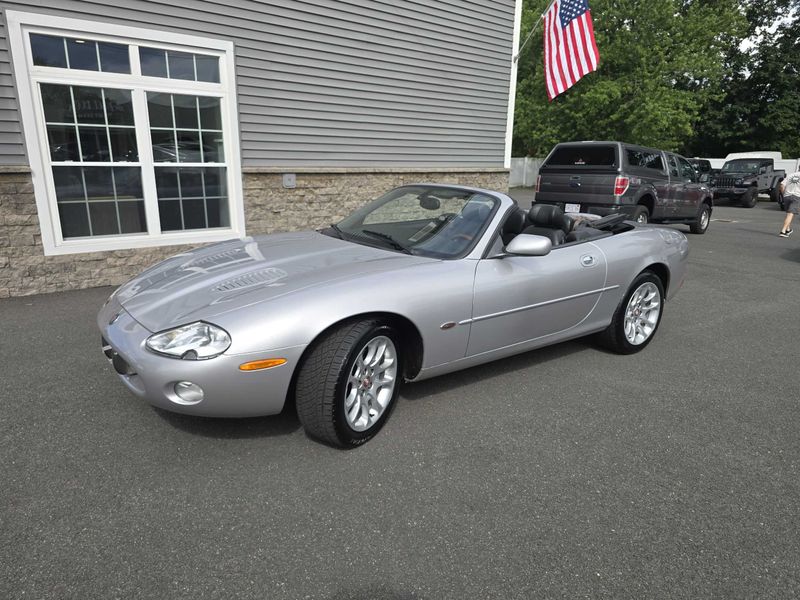 Silver 2001 Jaguar XK-Series Convertible Rear-Wheel Drive 