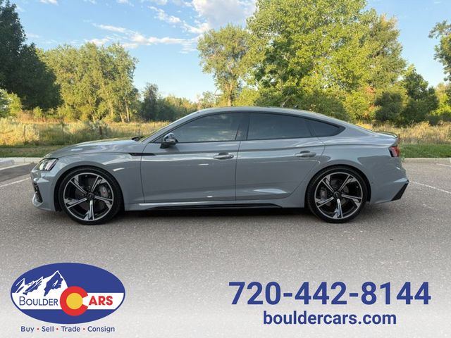Gray 2022 Audi RS 5 Sportback Sedan All-Wheel Drive 8-Speed Automatic