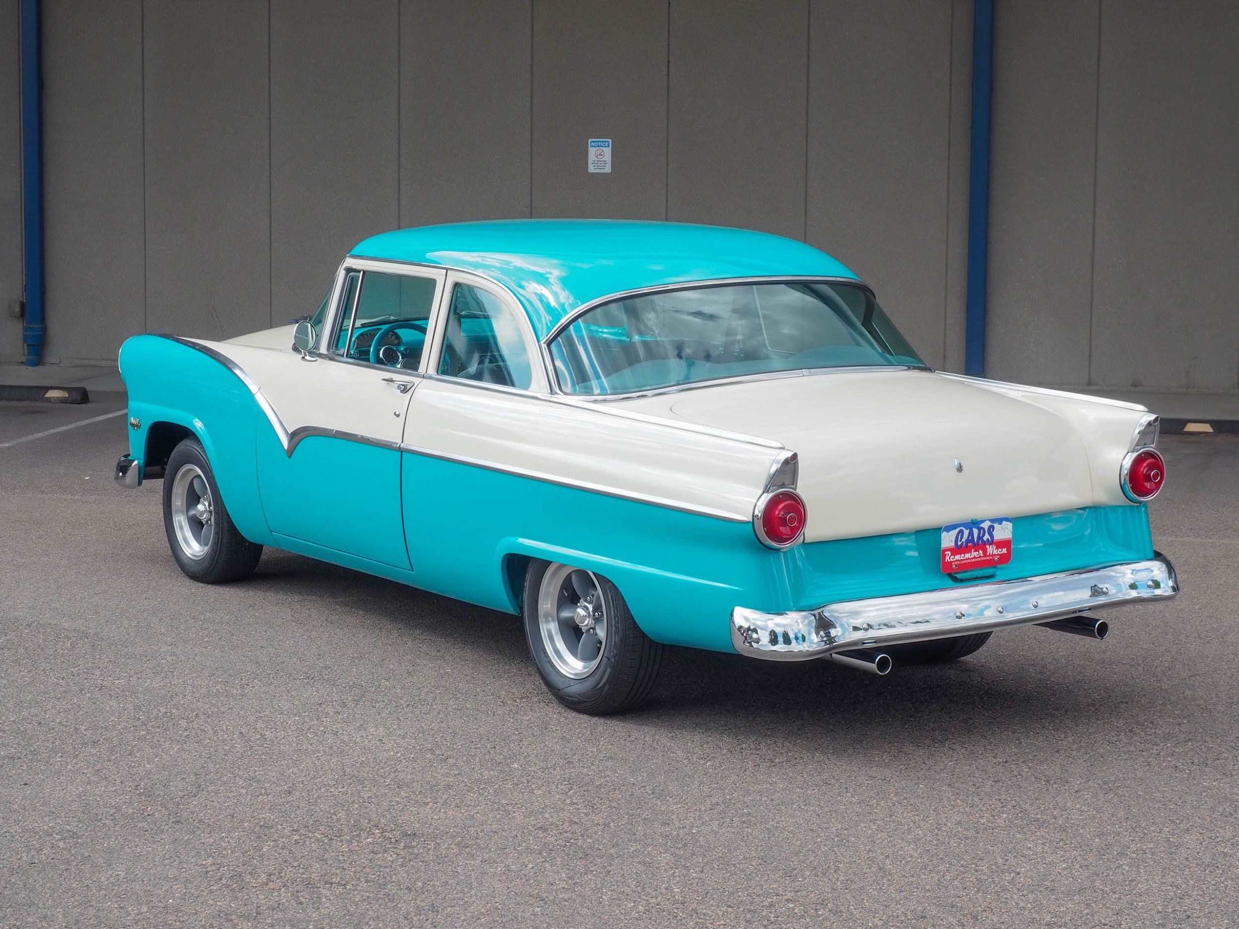 1955 Ford Fairlane Teal Coupe
