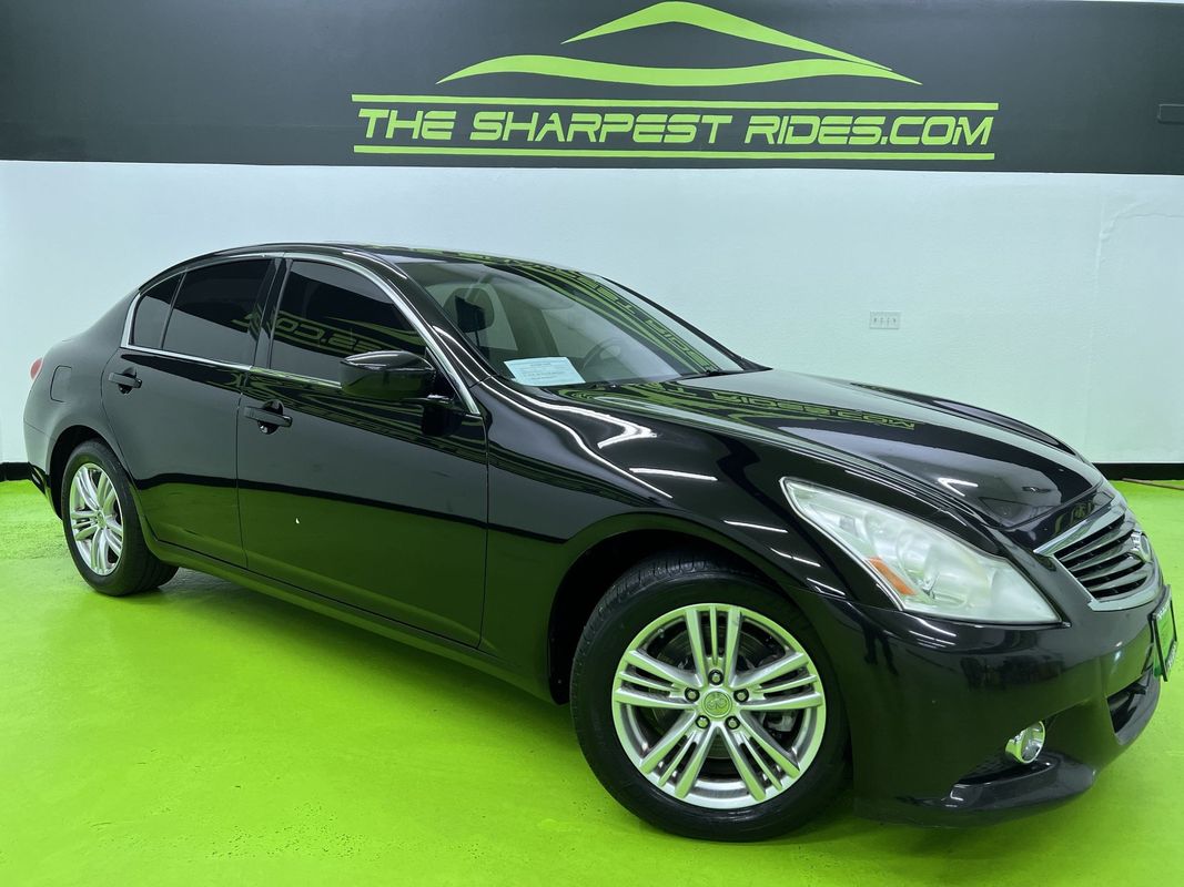 Black 2013 INFINITI G37 Coupe Automatic
