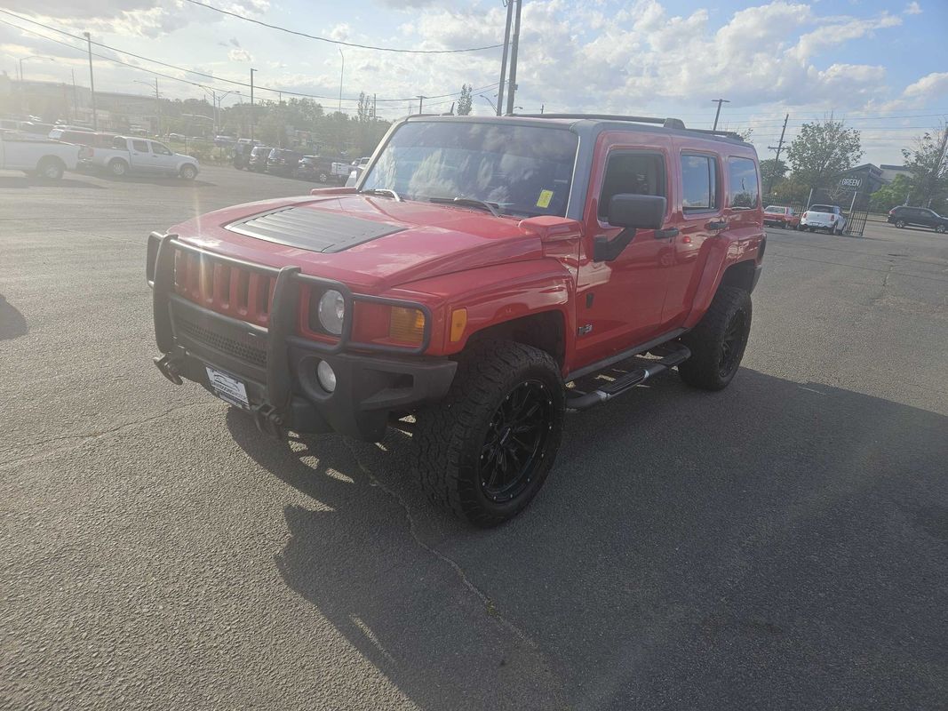 Red 2007 Hummer H3 SUV / Crossover 5-Speed Manual