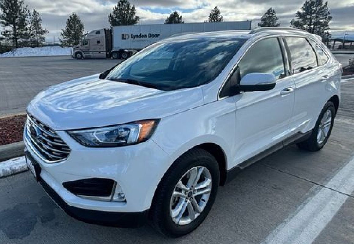 White 2020 Ford Edge SEL AWD SUV / Crossover All-Wheel Drive 8-Speed Automatic
