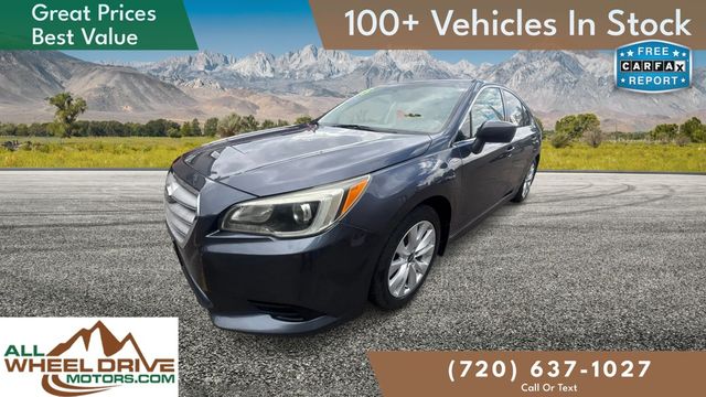 Gray 2015 Subaru Legacy Sedan All-Wheel Drive 6-Speed CVT