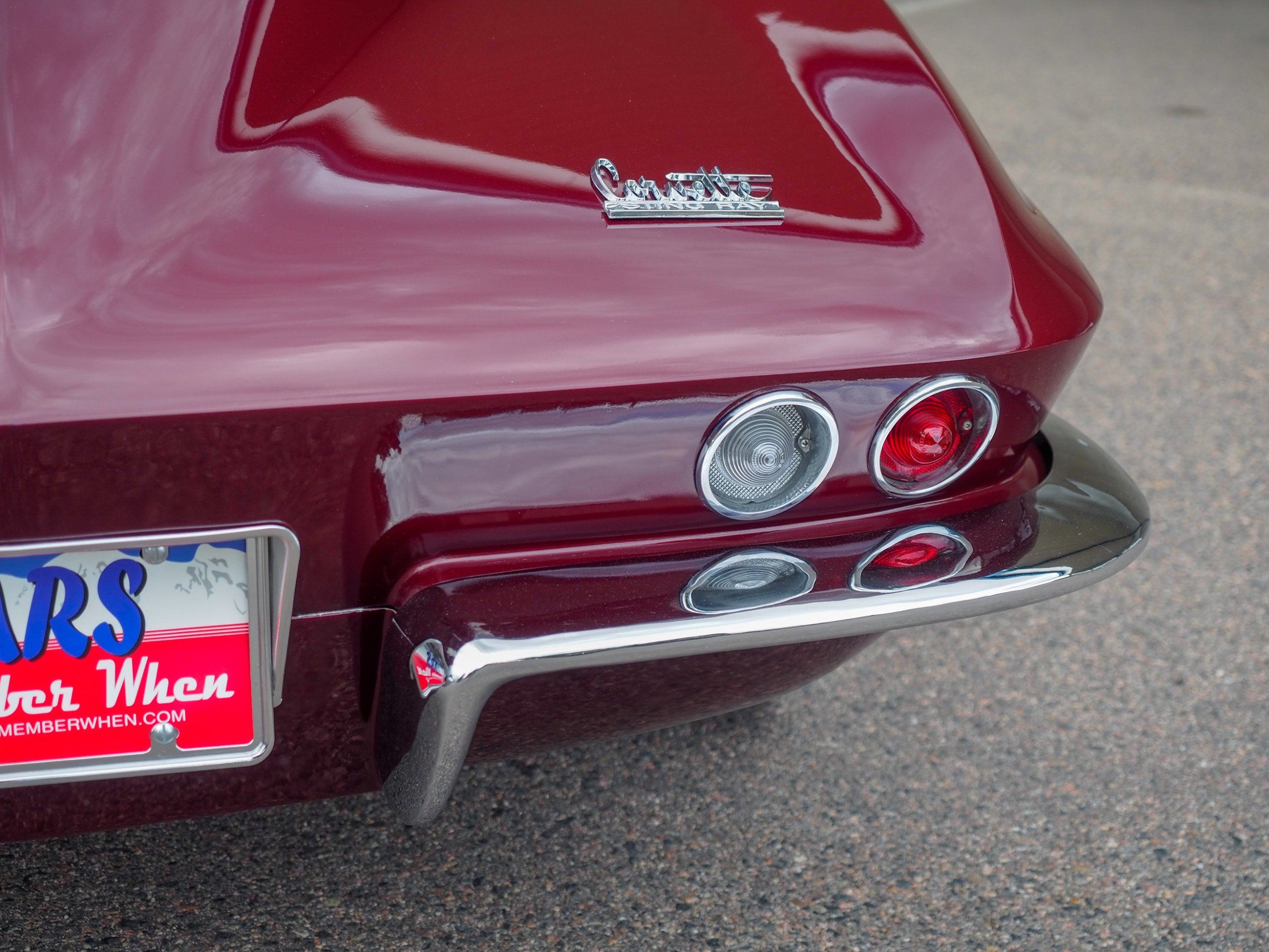 1966 Chevrolet Corvette Maroon Coupe