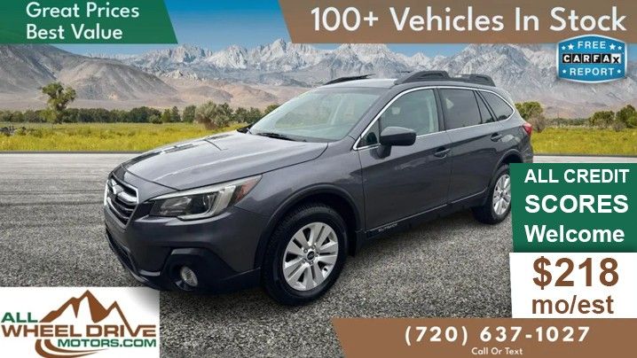Gray 2019 Subaru Outback 2.5i Premium AWD Wagon All-Wheel Drive Continuously Variable Transmission