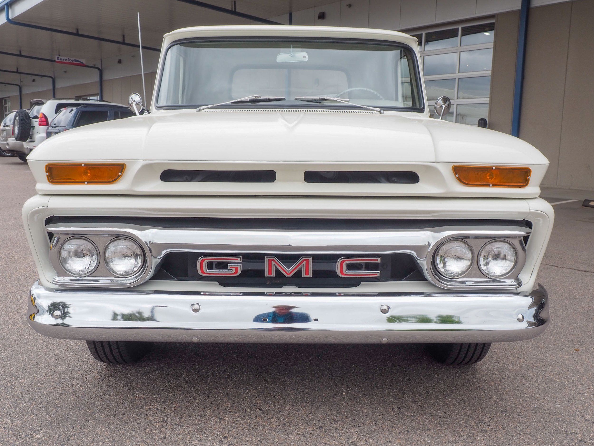 1966 GMC Pickup White RWD