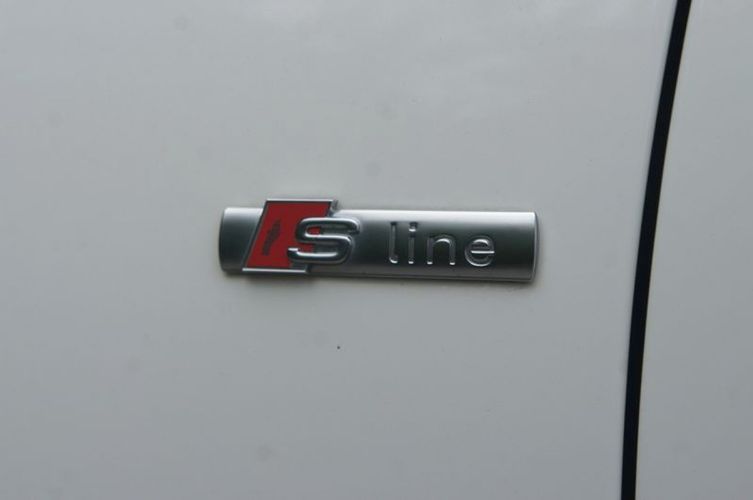 2 Logo S LINE Emblem in Matte Black Sline 