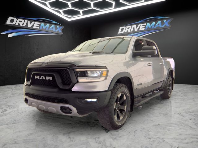 Silver 2019 RAM 1500 Pickup Truck Four-Wheel Drive 8-Speed Automatic