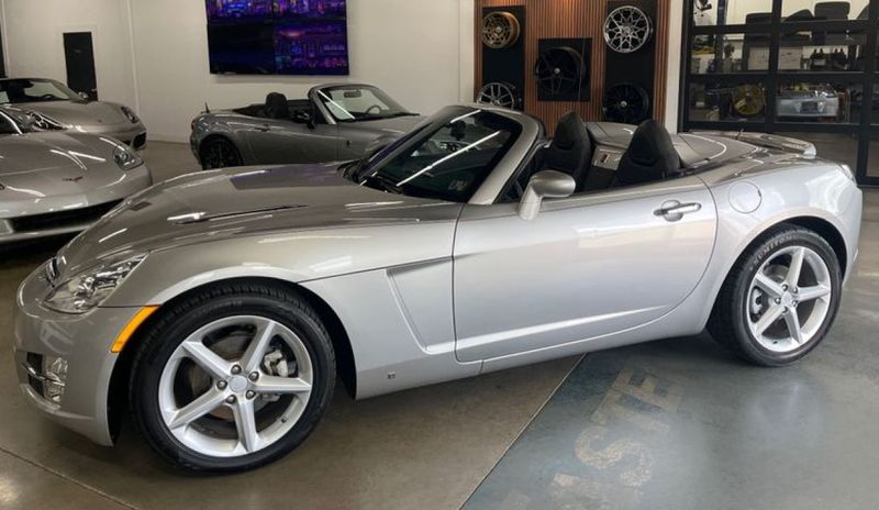 Silver 2008 Saturn Sky Convertible  5-Speed Automatic