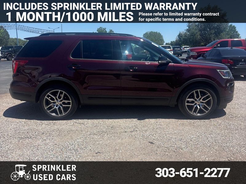 Red 2018 Ford Explorer SUV / Crossover All-Wheel Drive 6-Speed Automatic