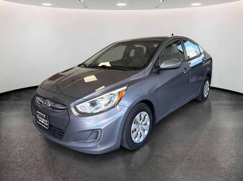 Silver 2016 Hyundai Accent Sedan Front-Wheel Drive 6-Speed Automatic
