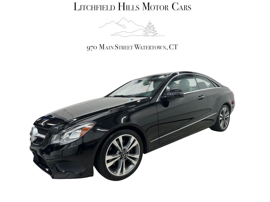 Black 2016 Mercedes-Benz E-Class Coupe All-Wheel Drive 7-Speed Automatic