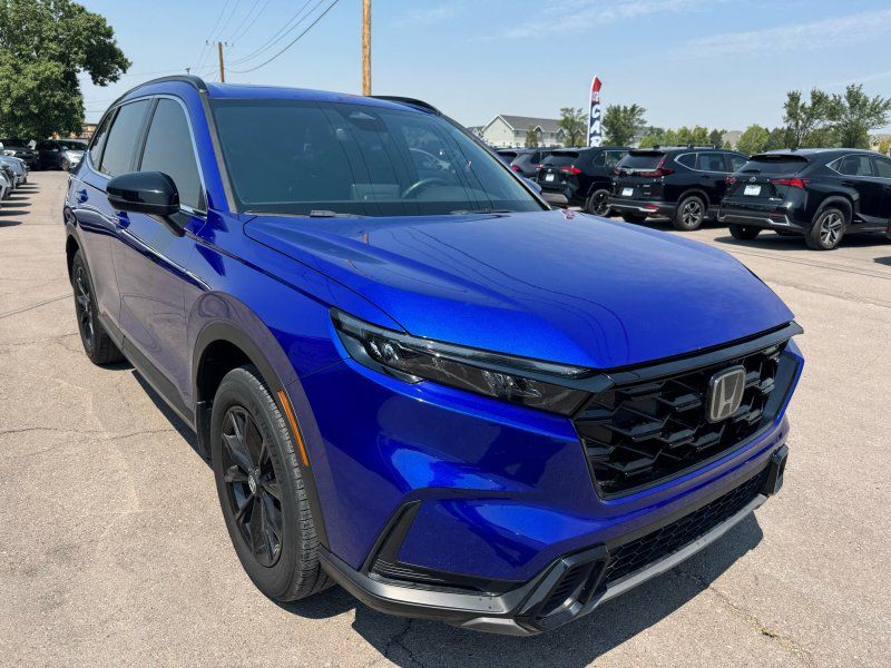 2023 Honda CR-V Hybrid Sport - Blue exterior view 7