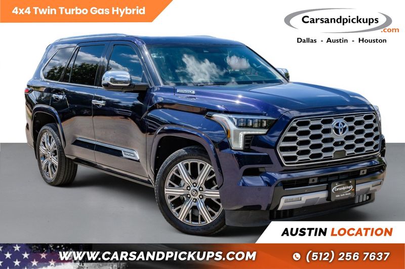 Blue 2023 Toyota Sequoia SUV / Crossover Four-Wheel Drive Automatic