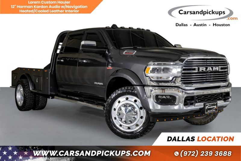 Gray 2021 RAM 5500 Chassis Pickup Truck Four-Wheel Drive 6-Speed Automatic