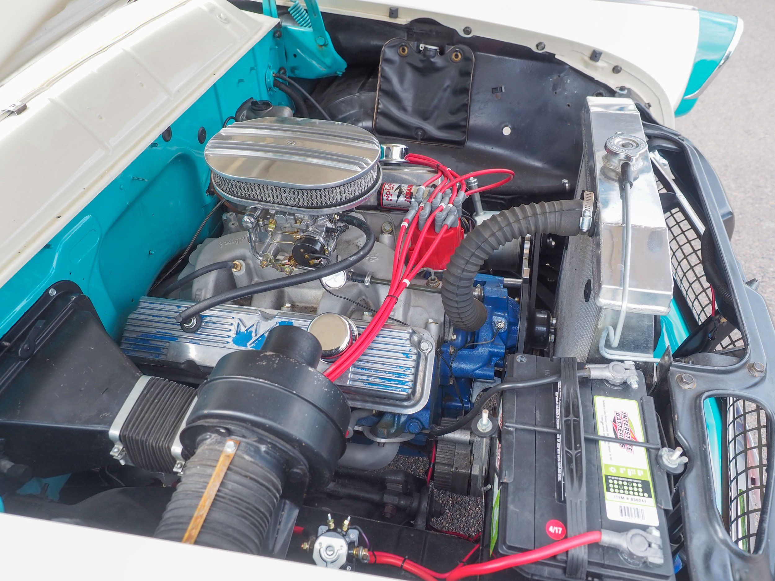 1955 Ford Fairlane Teal Coupe
