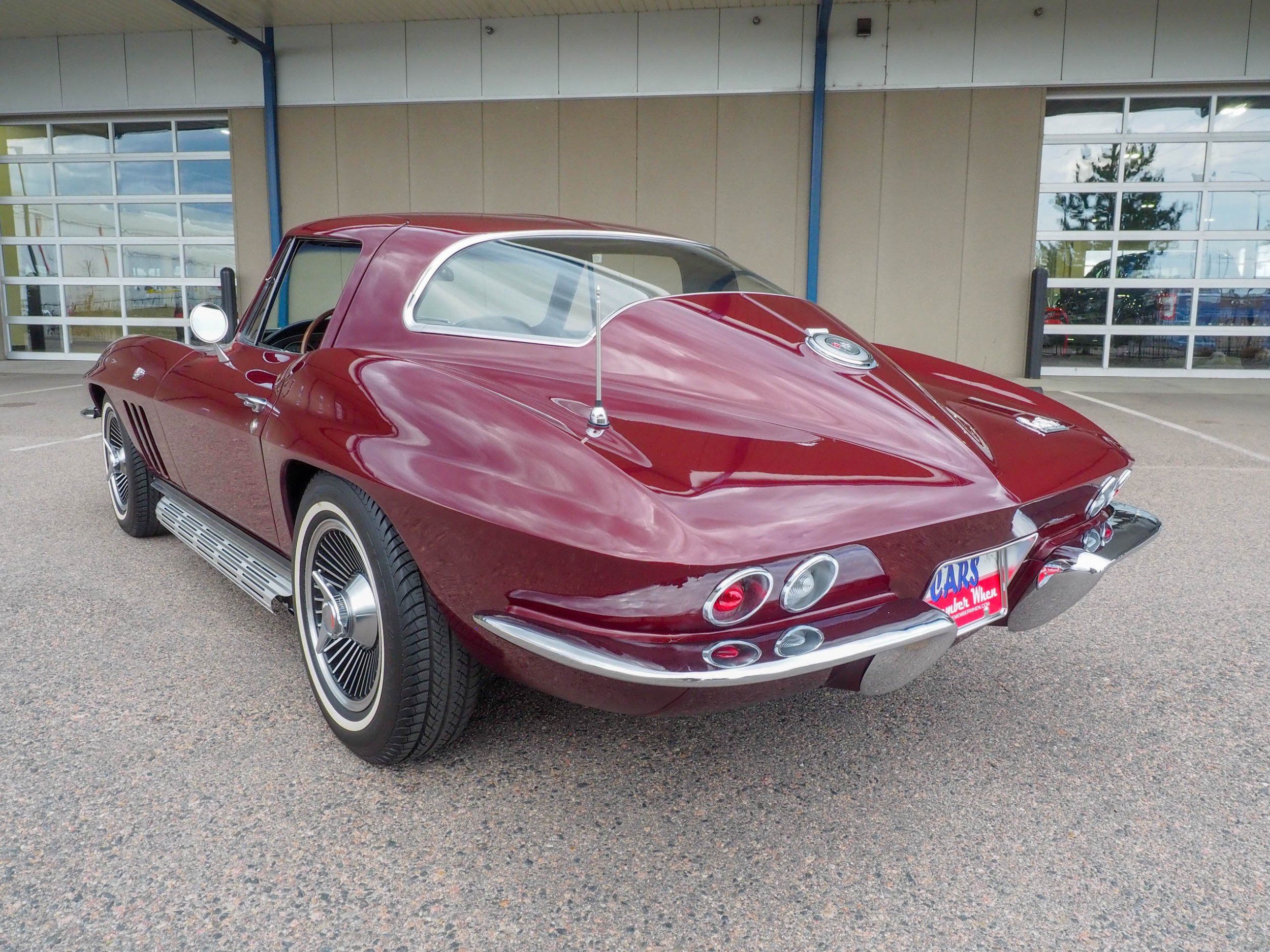1966 Chevrolet Corvette Maroon Coupe