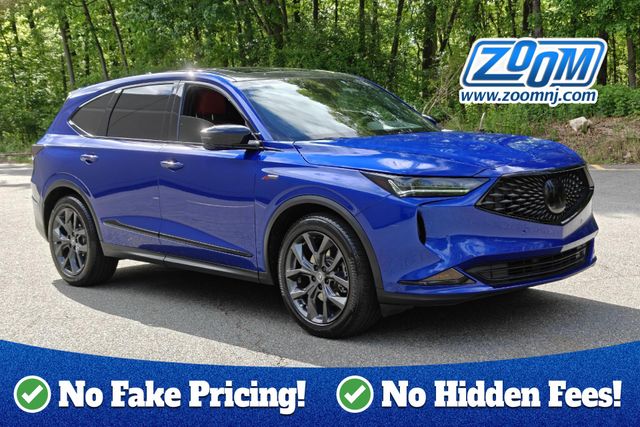 Blue 2024 Acura MDX SH-AWD with A-SPEC Package SUV / Crossover All-Wheel Drive Automatic